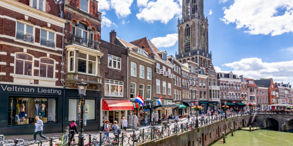 Leuke woonwinkels in Utrecht bijvoorbeeld aan de Oudegracht 